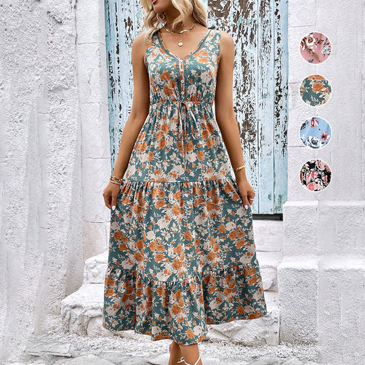 Elegancja | Sukienka Letnia Kwiatowa